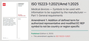 ISO 15233-1:2021标准更新：欧盟授权代表符号